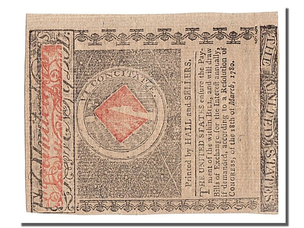 United States, 20 Dollars, 1780, 1780-07-02, UNC(60-62)