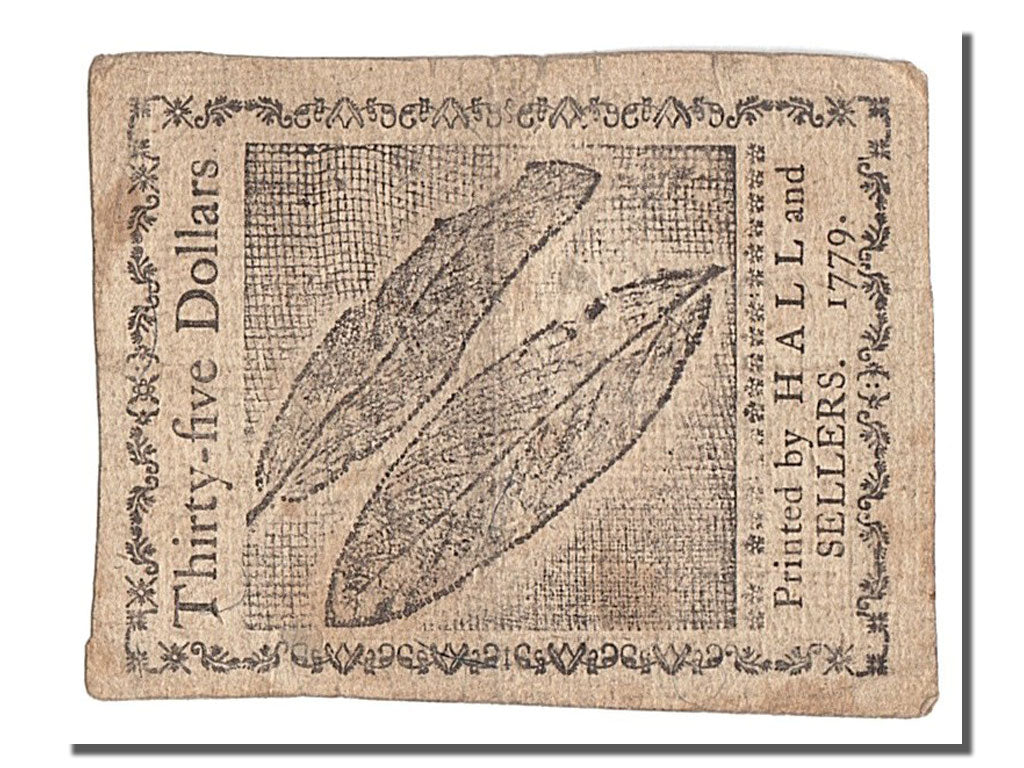 United States, 35 Dollars, 1779, 1779-01-14, EF(40-45)