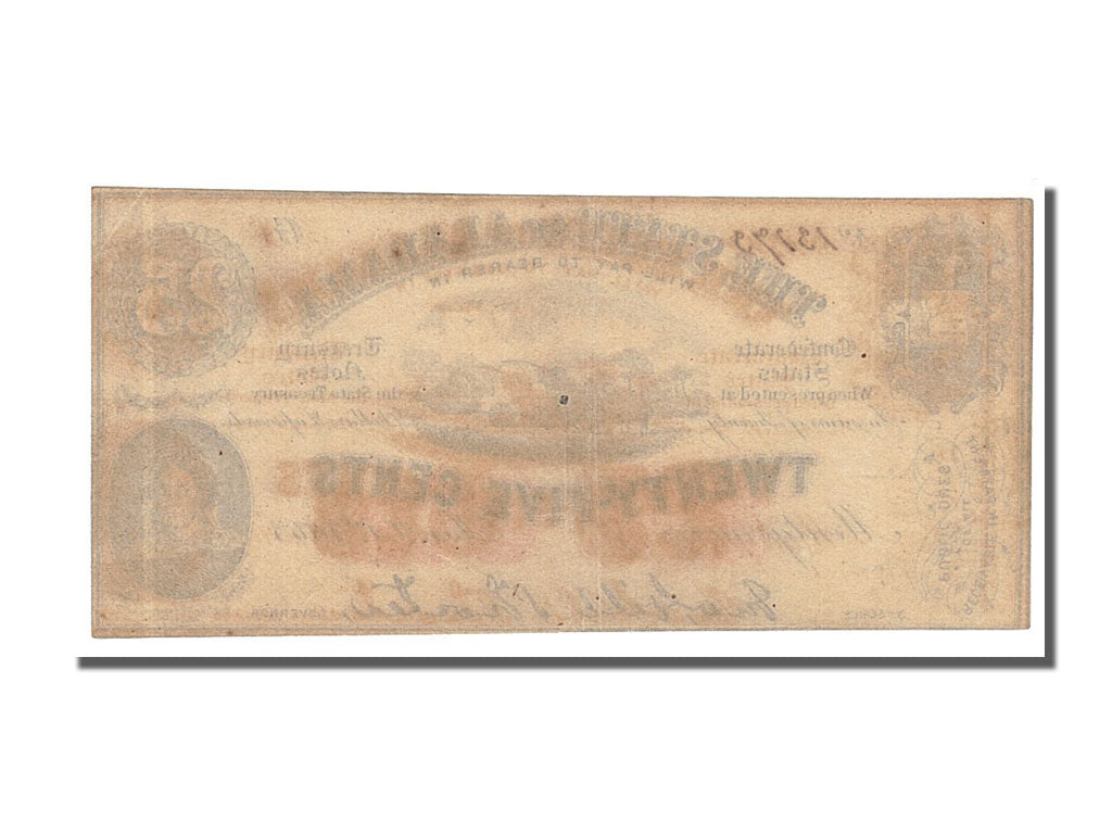 Banknote, United States, 25 Cents, 1863, 1863-01-01, UNC(60-62)