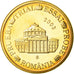 Rumänien, Medaille, 10 C, Essai-Trial, 2003, STGL, Copper-Nickel Gilt