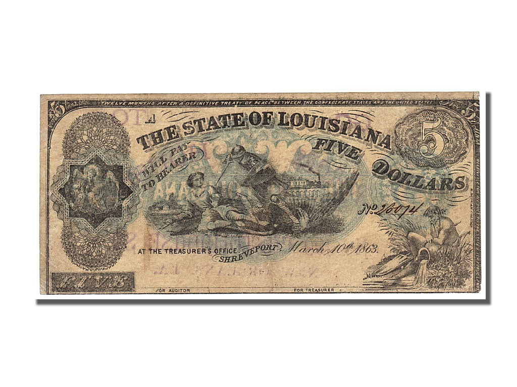 United States, 5 Dollars, 1863, 1863-03-10, AU(50-53)