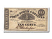 United States, 10 Cents, 1863, 1863-01-01, AU(55-58)