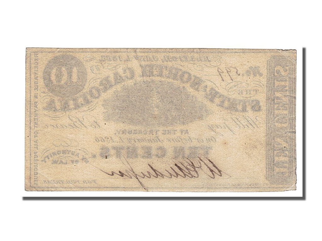 United States, 10 Cents, 1863, 1863-01-01, AU(55-58)
