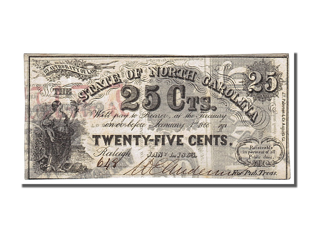 United States, 25 Cents, 1863, 1863-01-01, UNC(60-62)