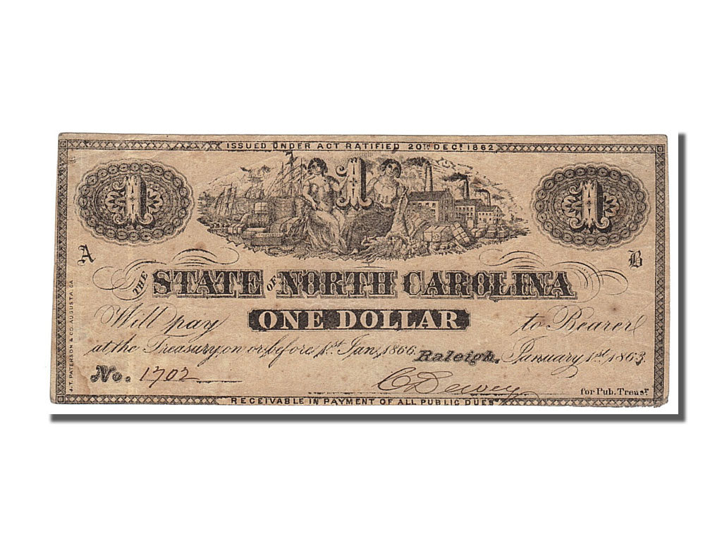 Etats-Unis, 1 Dollar type Caroline du Nord