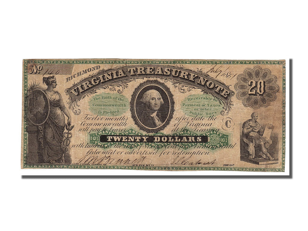 United States, 20 Dollars, 1861, 1861-08-01, EF(40-45)