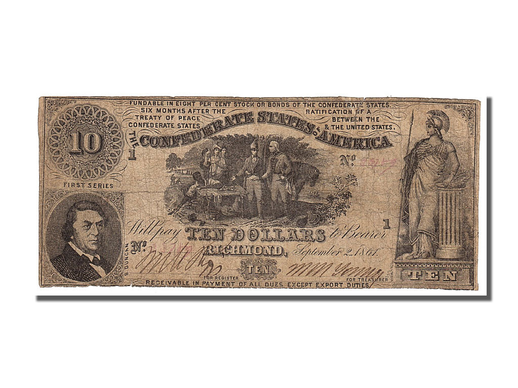 United States, 10 Dollars, 1861, 1861-09-02, VF(20-25), I