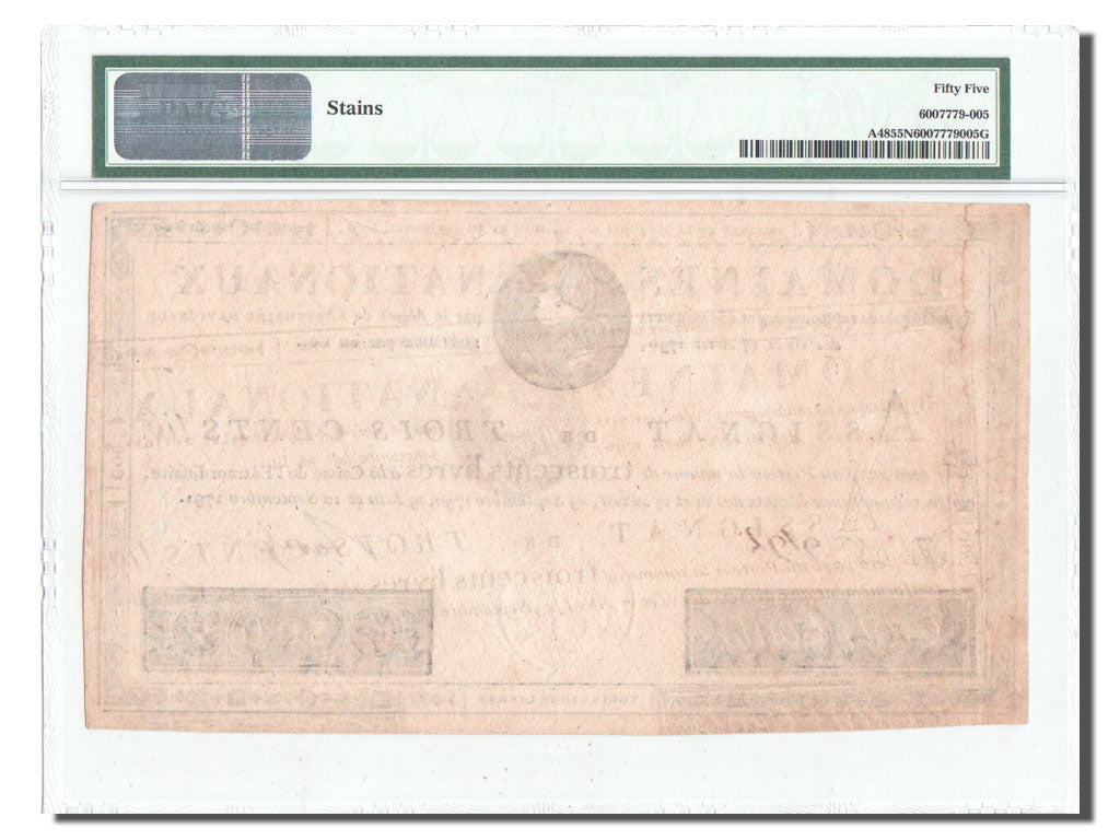 Francia, 300 Livres, 1791, KM:A48, 1791-09-12, graded, PMG, 6007779-005, SPL-...