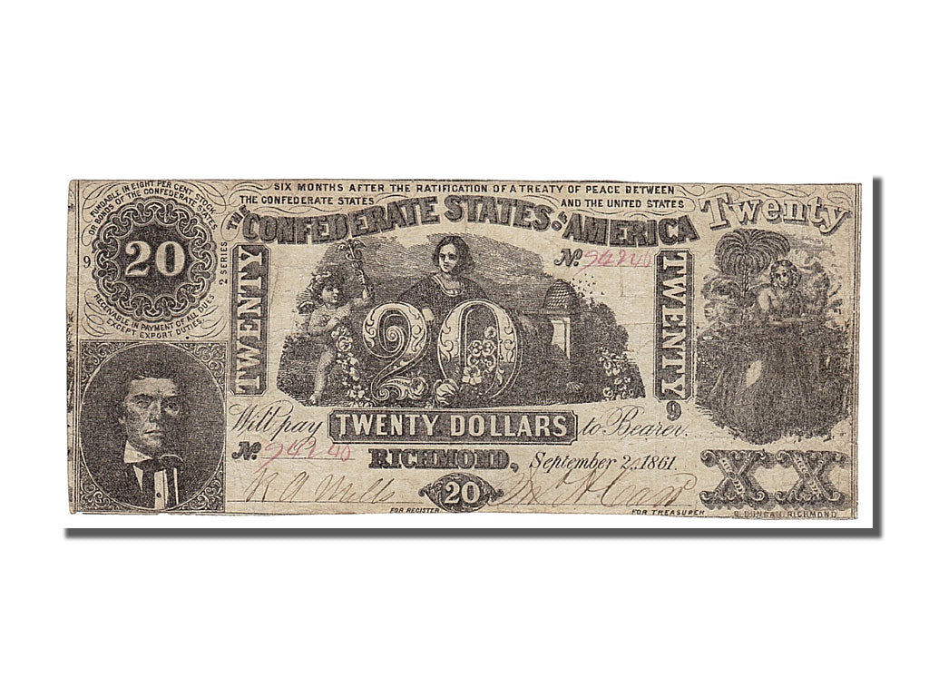 United States, 20 Dollars, 1861, 1861-09-02, VF(30-35)