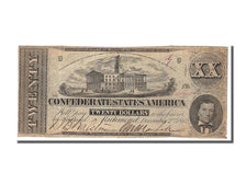 Konfederacja Stanów Ameryki, 20 Dollars, 1862-12-02, EF(40-45)