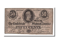 United States, 50 Cents, 1864, 1864-02-17, VF(30-35), A