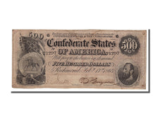 Etats-Unis, 500 Dollars type Confédérés