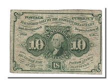 United States, 10 Cents, 1862, KM #3215, 1862-07-17, AU(50-53)