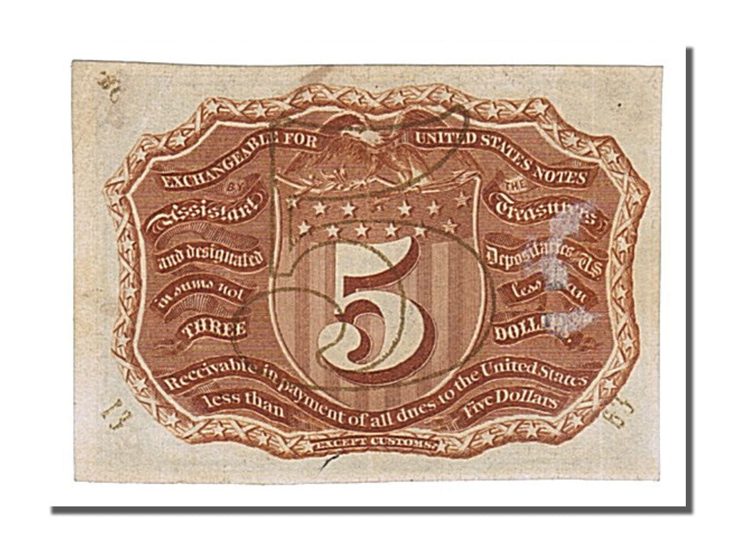 United States, 5 Cents, 1863, KM #3227, 1863-03-03, AU(55-58)