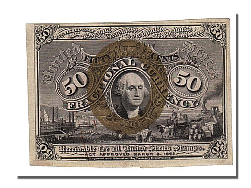 United States, 50 Cents, 1863, 1863-03-03, AU(55-58)