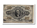 Etats-Unis, 10 Cents type Fractionnal Currency 3ème Emission