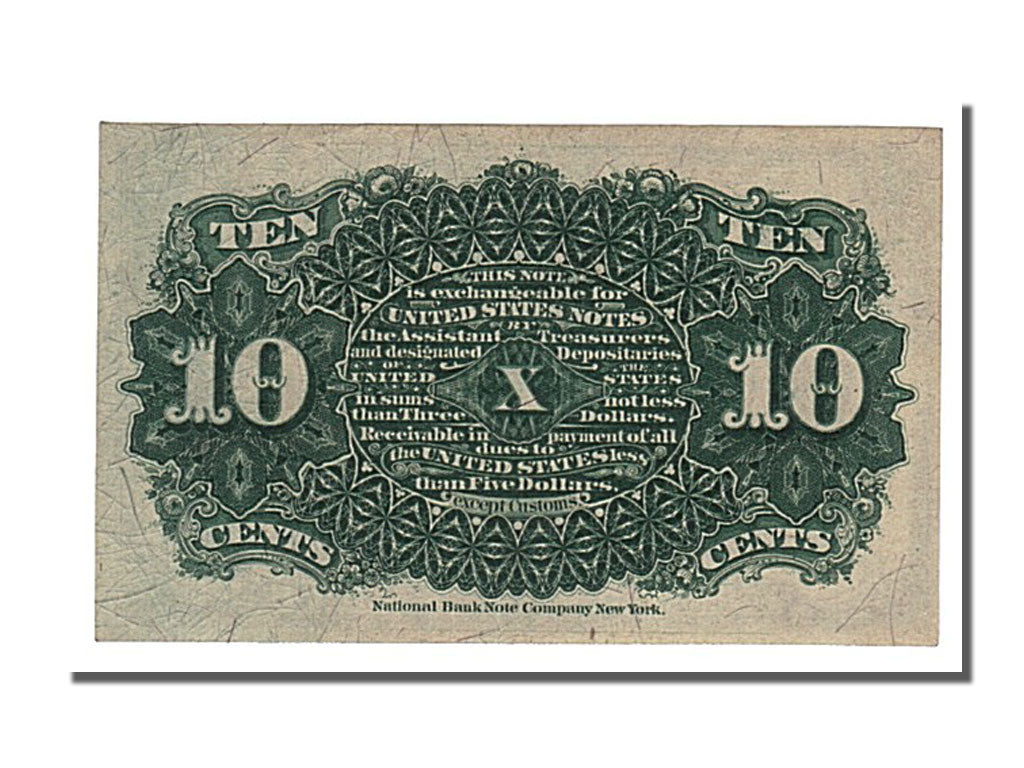 Stati Uniti, 10 Cents, 1863, KM:3329, SPL-