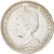 Netherlands, Wilhelmina I, Gulden, 1915, EF(40-45), Silver, KM:148