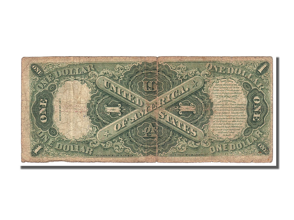 United States, One Dollar, 1917, KM #36, VF(20-25), A