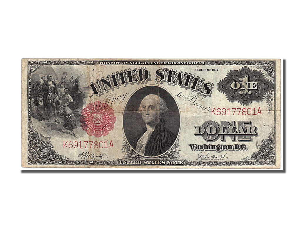Stati Uniti, One Dollar, 1917, BB
