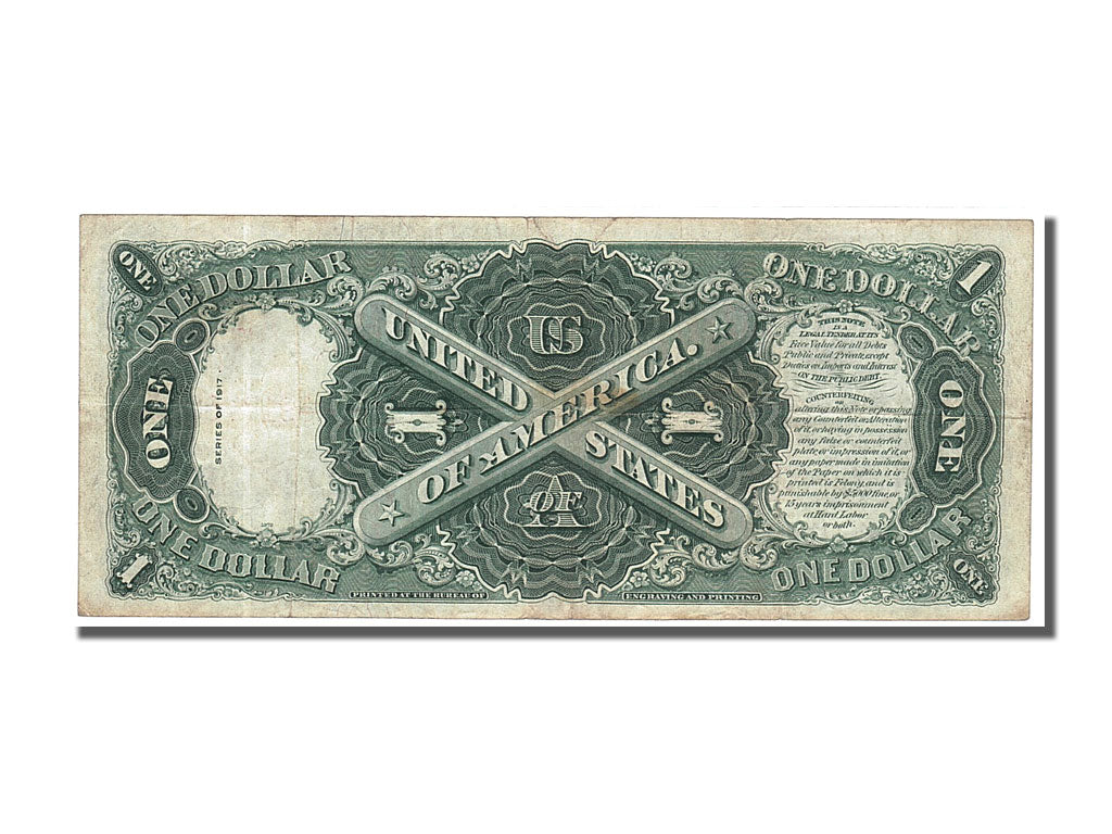 Stati Uniti, One Dollar, 1917, BB
