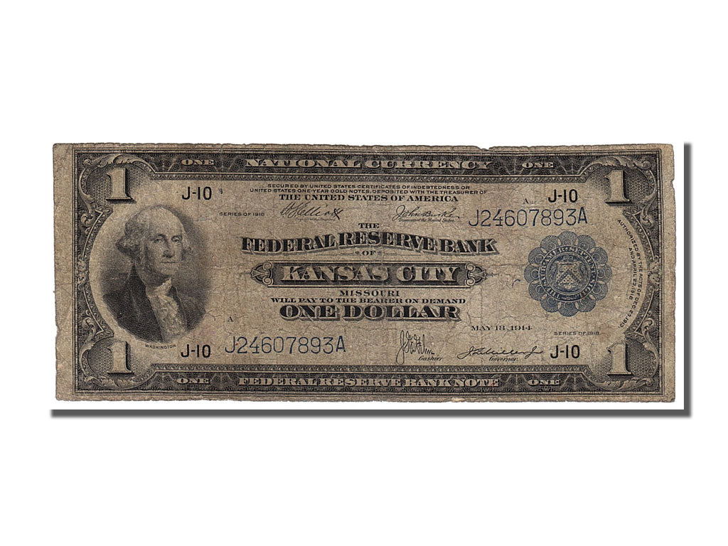 United States, One Dollar, 1918, KM #92, VF(20-25), J