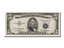 United States, 5 Dollars, 1953, AU(55-58), F