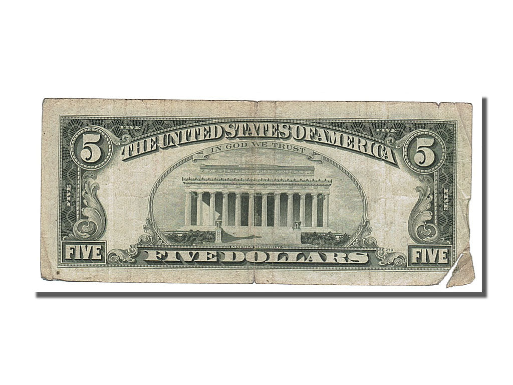 United States, Five Dollars, 1974, KM #1944, F(12-15), I