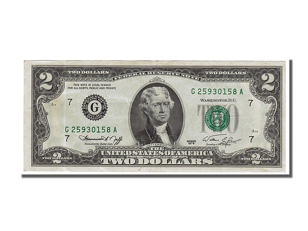 Stati Uniti, 2 Dollars, 1976, SPL-