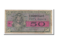 United States, 50 Cents, 1954, KM #M32a, VF(20-25), E