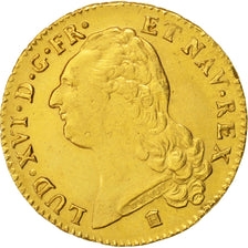 France, Louis XVI, Double louis d'or à la tête nue, 1786, Bordeaux, Gadoury 363