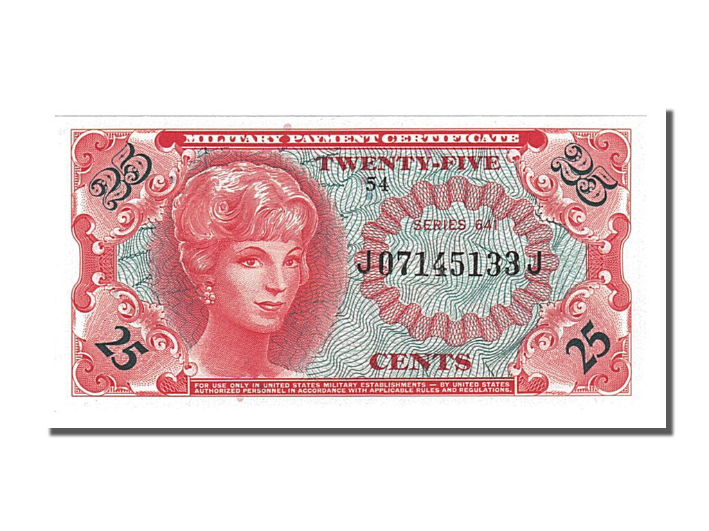 United States, 25 Cents, 1965, KM #M59a, UNC(65-70), J