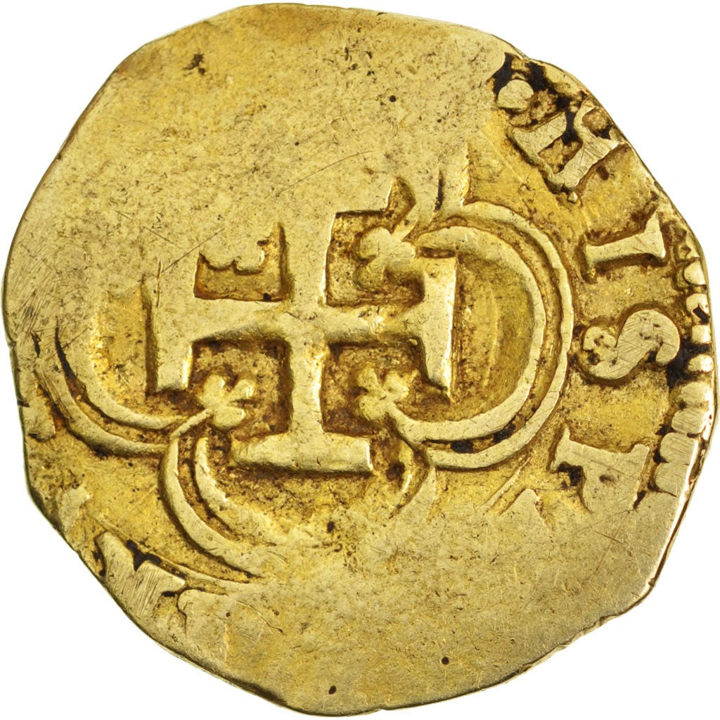 Spain, 1 Escudo, Undated, Sevilla, EF(40-45), Gold