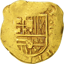 Spain, 2 Escudos, Undated, VF(30-35), Gold
