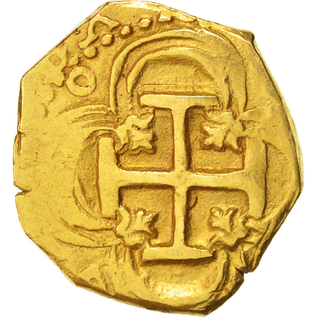 Spagna, 2 Escudos, Undated, BB, Oro