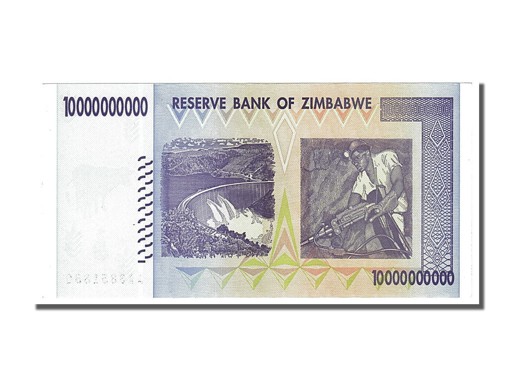 Zimbabwe, 10 Billion Dollars, 2008, KM #85, UNC(65-70), AA
