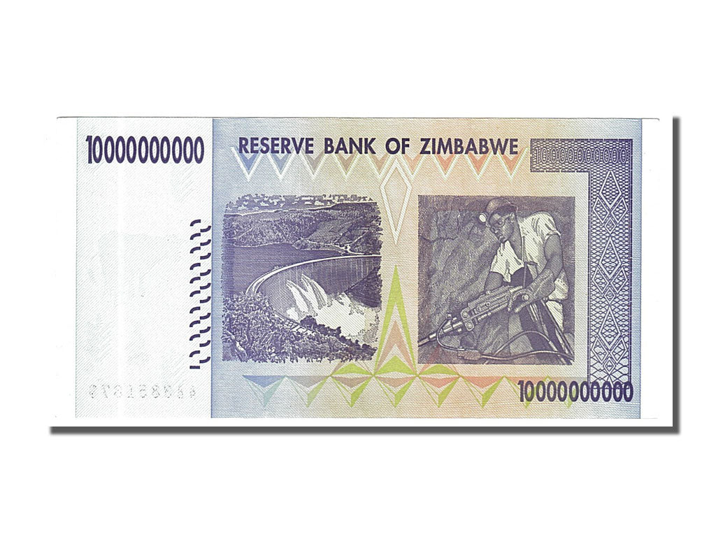 Zimbabwe, 10 Billion Dollars, 2008, KM #85, UNC(65-70), AA