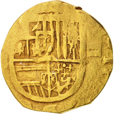 Spain, 2 Escudos, Undated, VF(30-35), Gold
