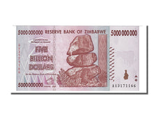 Banconote, Zimbabwe, 5 Billion Dollars, 2008, FDS