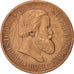 Brésil, Pedro II, 20 Reis, 1869, TTB, Bronze, KM:474