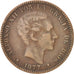 Spain, Alfonso XII, 10 Centimos, 1877, EF(40-45), Bronze, KM:675