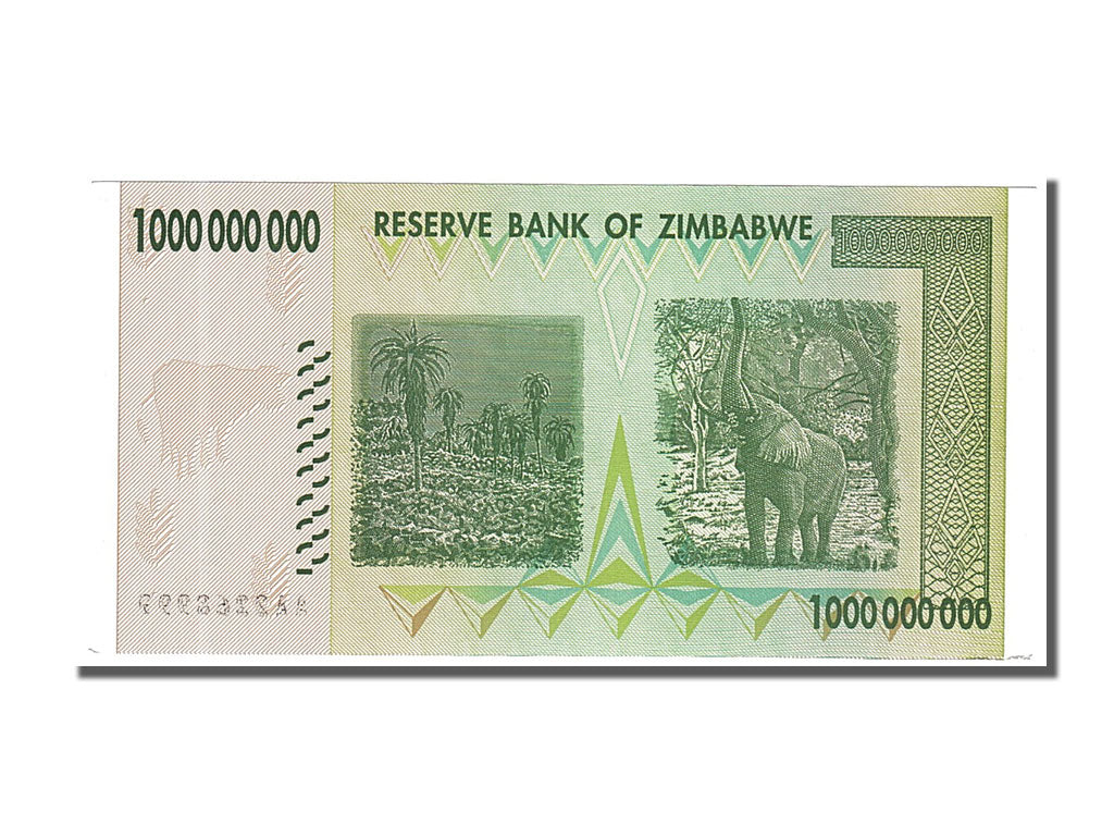 Zimbabwe, 1 Billion Dollars, 2008, KM #83, UNC(65-70), AA