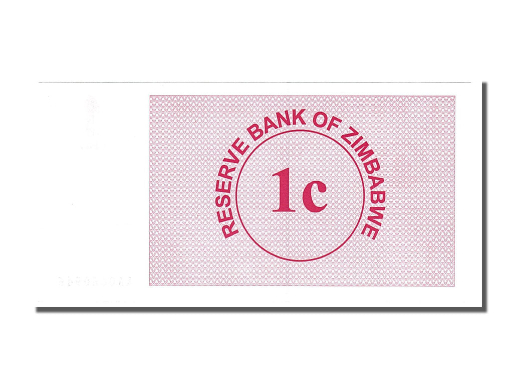 Banknote, Zimbabwe, 1 Cent, 2006, 2006-08-01, UNC(65-70)