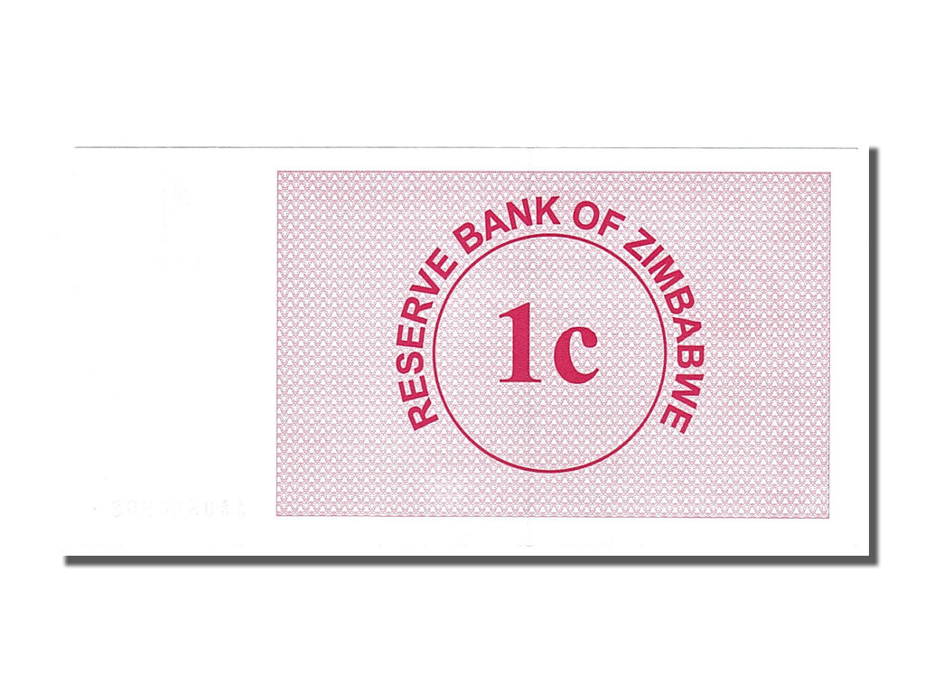 Banknote, Zimbabwe, 1 Cent, 2006, 2006-08-01, UNC(65-70)