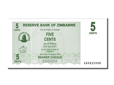 Banknote, Zimbabwe, 5 Cents, 2006, 2006-08-01, UNC(65-70)