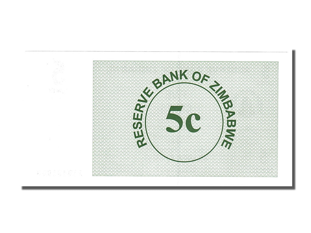 Banknote, Zimbabwe, 5 Cents, 2006, 2006-08-01, UNC(65-70)