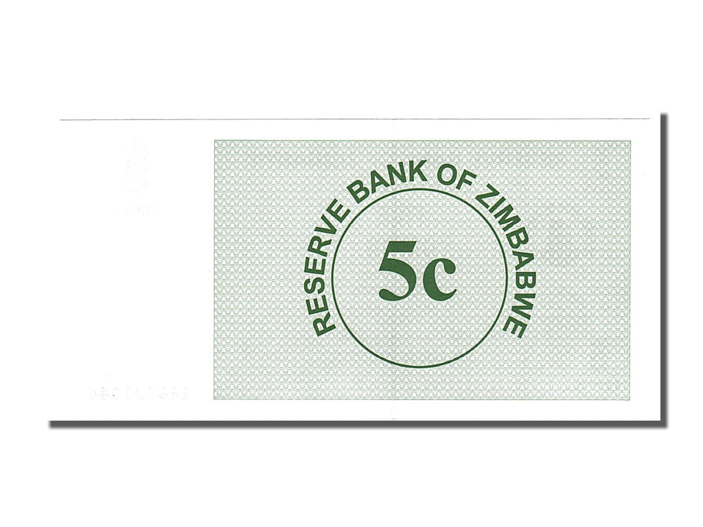 Banknote, Zimbabwe, 5 Cents, 2006, 2006-08-01, UNC(65-70)
