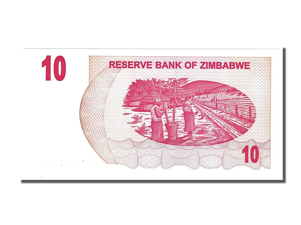 Banknote, Zimbabwe, 10 Dollars, 2006, 2006-08-01, UNC(65-70)