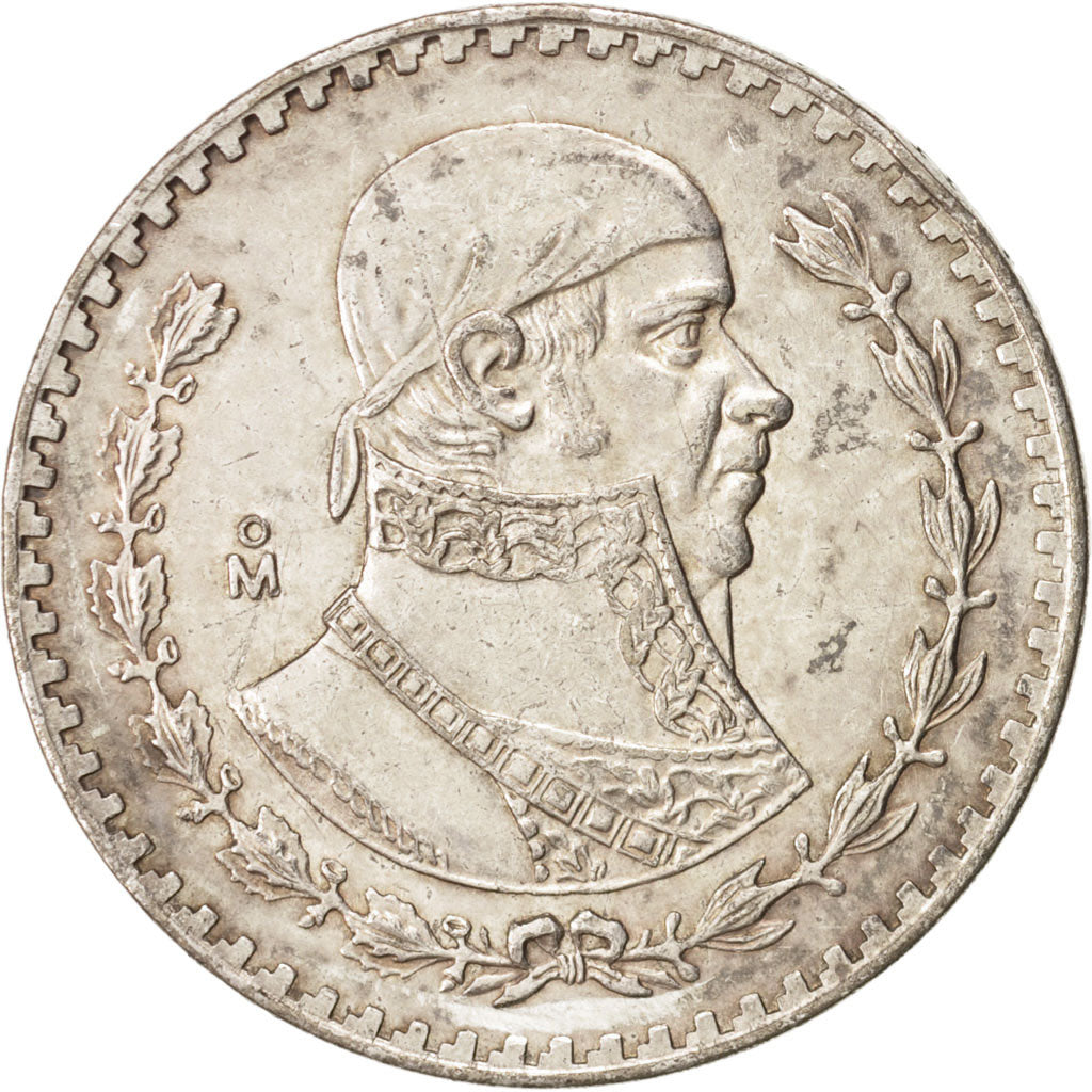 Mexico, Peso, 1963, Mexico City, AU(55-58), Silver, KM:459