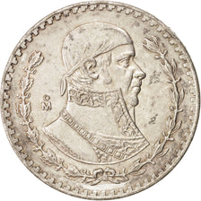 Mexico, Peso, 1963, Mexico City, AU(55-58), Silver, KM:459